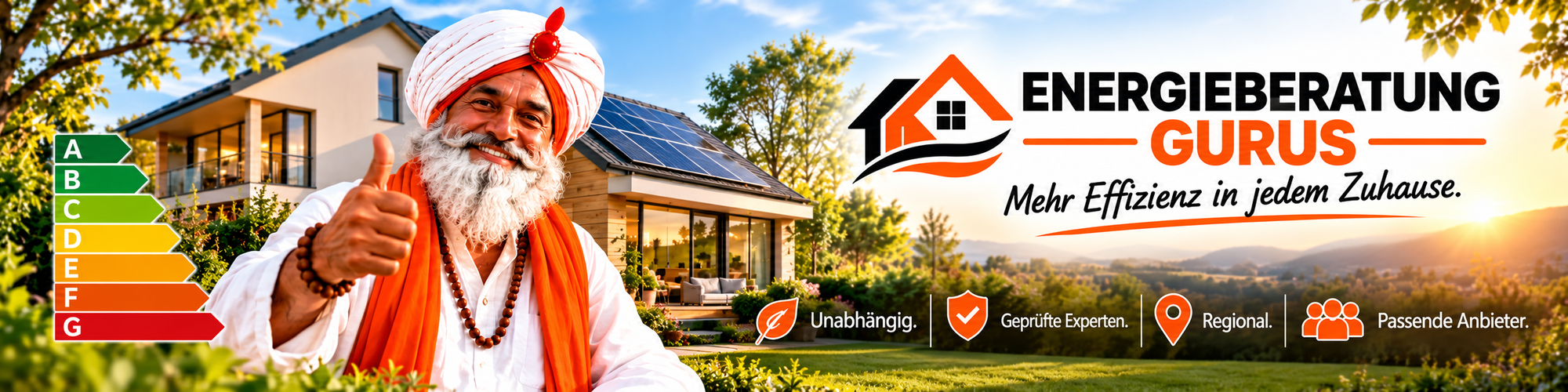 Energieberatung-Gurus - Energieberater finden und vergleichen, mehr Effizienz in jedem Zuhause